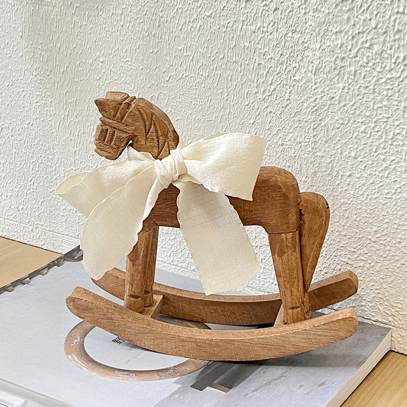 Hand Carved Wooden Horse