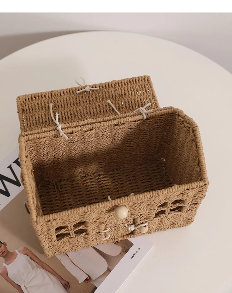 Woven House Basket