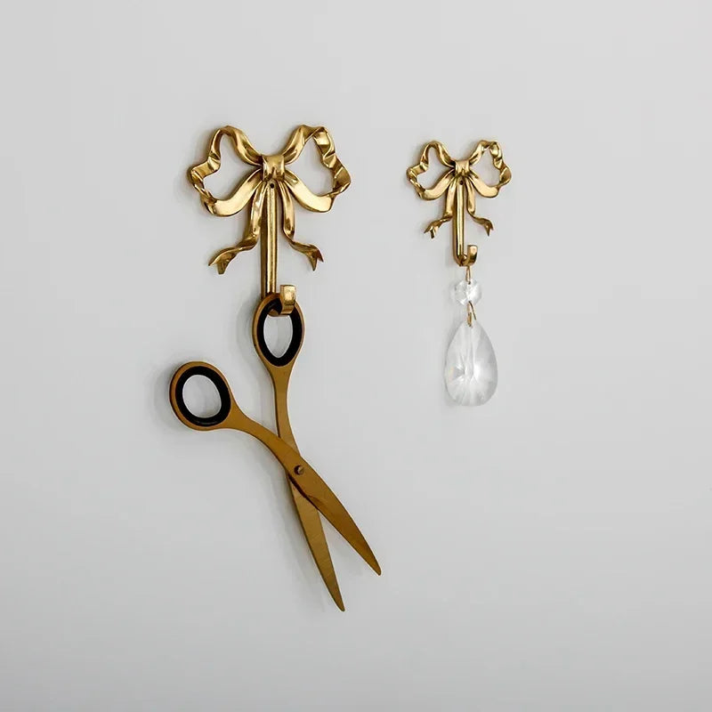 Gold Bow Wall Hook