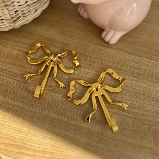 Gold Bow Wall Hook