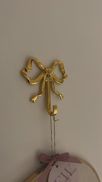 Gold Bow Wall Hook